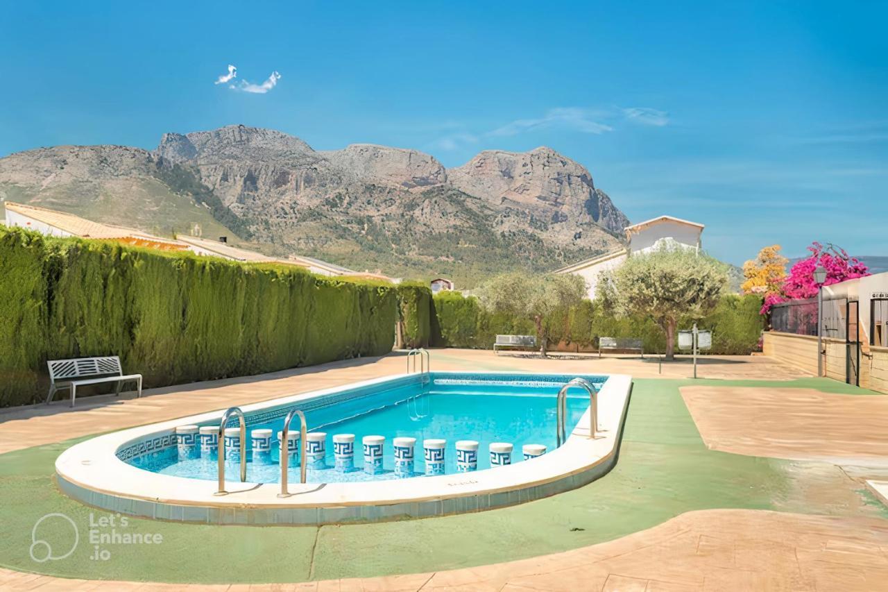 Velo Villa W/ A/C, Free Wi-Fi & Pool Near Benidorm Polop Exteriér fotografie